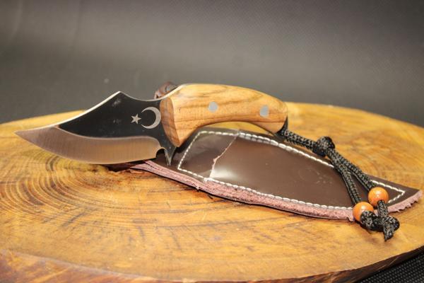16 cm Komple Çelik El Yapımı Mini Avcı Bıçağı - Image 1