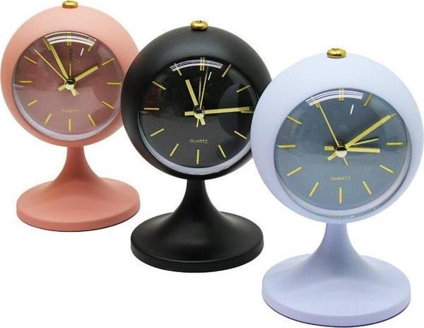 YUVARLAK - AYAKLI ALARM MASA ÇALAR SAAT  - Image 1