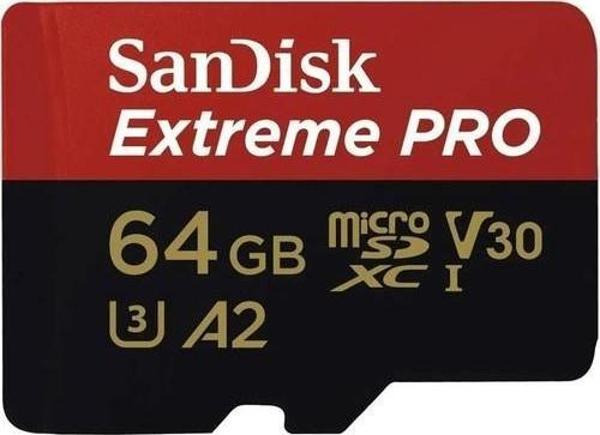 Sandisk Extreme Pro 64GB Micro Sd Hafıza Kartı 200Mb/90Mb SDSQXCU-064G - Image 1