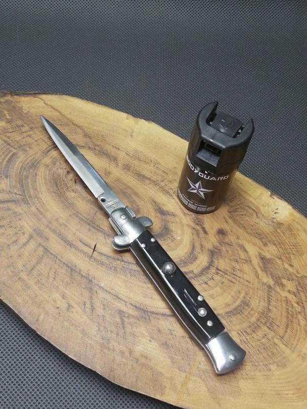 21 cm İtalyan Stileto Otomatik Çelik Çakı Seti - Image 1