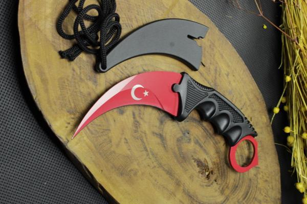 22 cm Türk Bayraklı CS GO  Bıçak Kılıflı  - Image 1