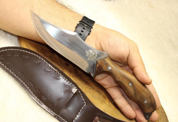 26 cm Yerli El Yapımı Komple Çelik Avcı Bıçağı - Image 1