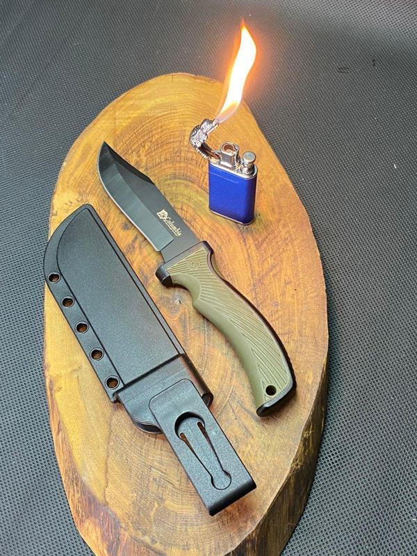 Kamp Outdoor 21 cm Avcı Bıçağı + Ejderha Çakmak Seti  - Image 1