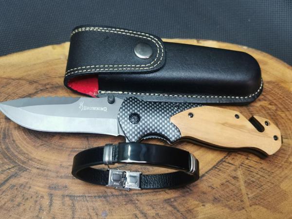 Kamp Outdoor Browning 21 cm Avcı Çakı Seti  - Image 1