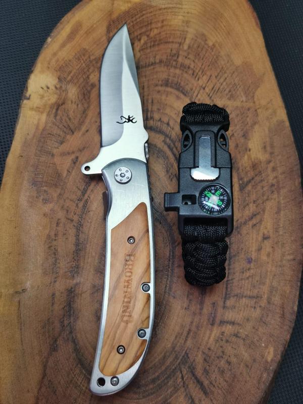 Kamp Outdoor Browning 21 cm Avcı Çakı Seti  - Image 1