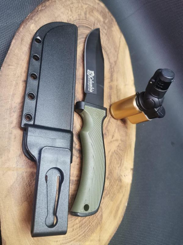 Kamp Outdoor 21 cm Avcı Bıçağı ve Çakmak Seti  - Image 1