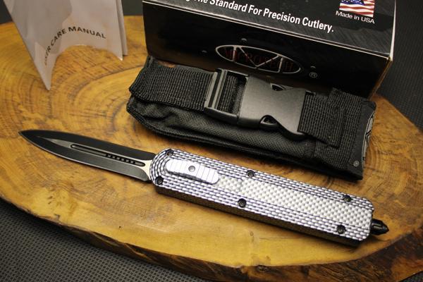 Microtech İçten Çıkmalı Çakı Damalı Komple Çelik Gövde  - Image 1