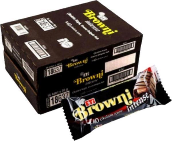 Eti Browni Intense Çikolata Dolgulu Kek ( %40 Çikolata Içerir) /16 Adet / 50 Gr - Image 1
