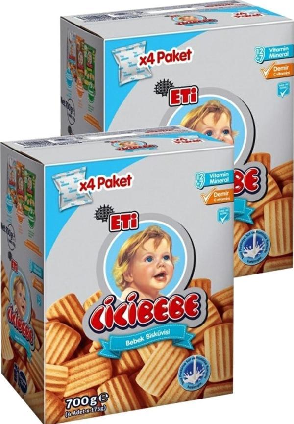 Eti Cicibebe Bebek Bisküvisi 700 gr x 2 Adet - Image 1