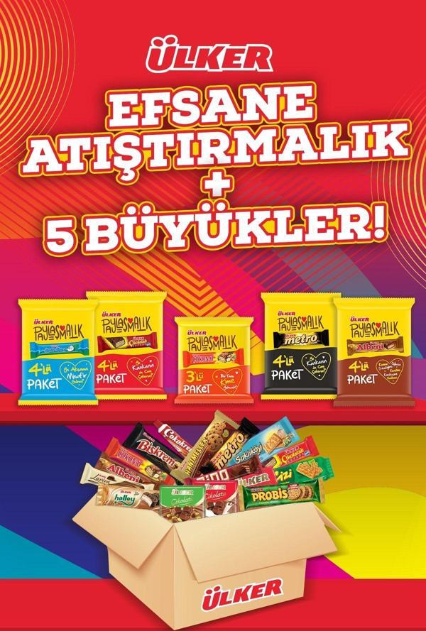 Ülker Efsane Atıştırmalık + 5 Büyükler Paketi - Image 1