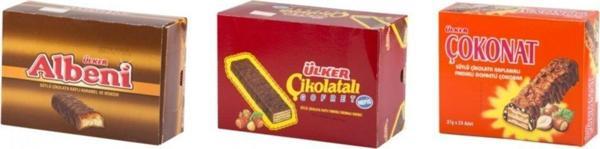Ülker ÇİKOLATALI GOFRET + ALBENİ + ÇOKONAT 3 KUTU - Image 1