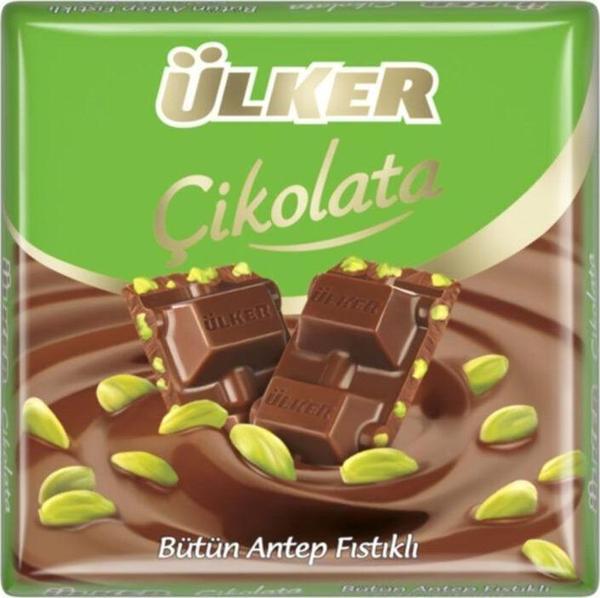 Ülker Kare Antep Fıstıklı Çikolata 70 gr 6 adet - Image 1