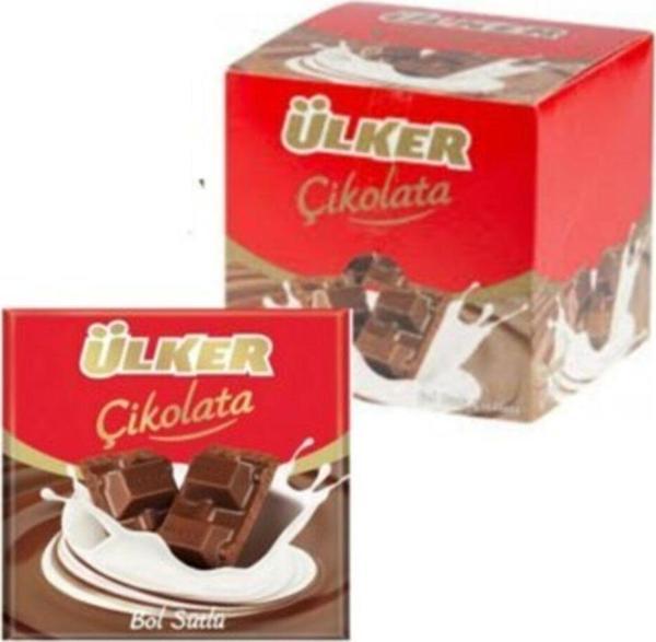 Ülker Kare Bol Sütlü Çikolata (60 Gr 6 Adet) - Image 1