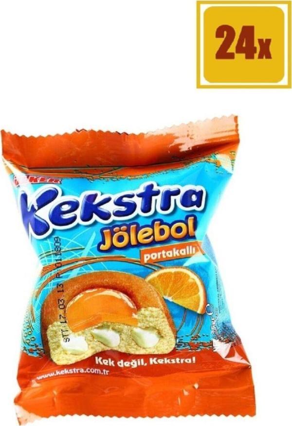 Ülker Kekstra Jölebol Kek Portakallı 40gr x 24 - Image 1