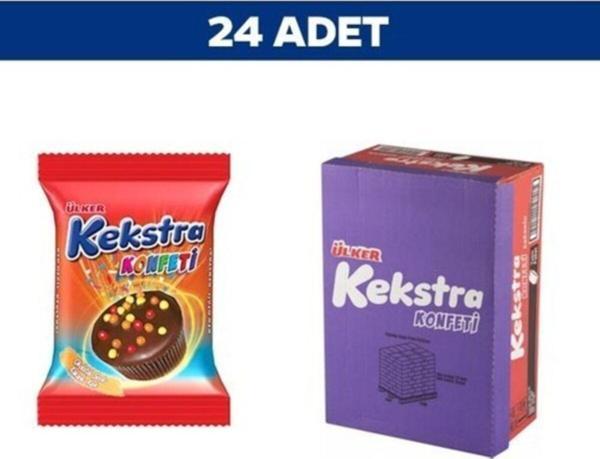 Ülker Kekstra Konfeti Kakaolu 38 Gr X 24 Adet - Image 1