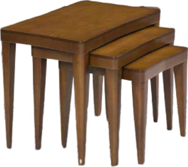 Zigon 11802 OSM Kelebek MODEL Sehpa Parlak Ceviz Natüre Kayın RETRO ayak El Yapım - Image 1