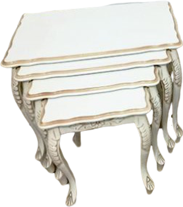 Zigon 13549 Avangart klasik Model Kayın aslan ayak MDF tabla gold oyma beyaz ayak - Image 1