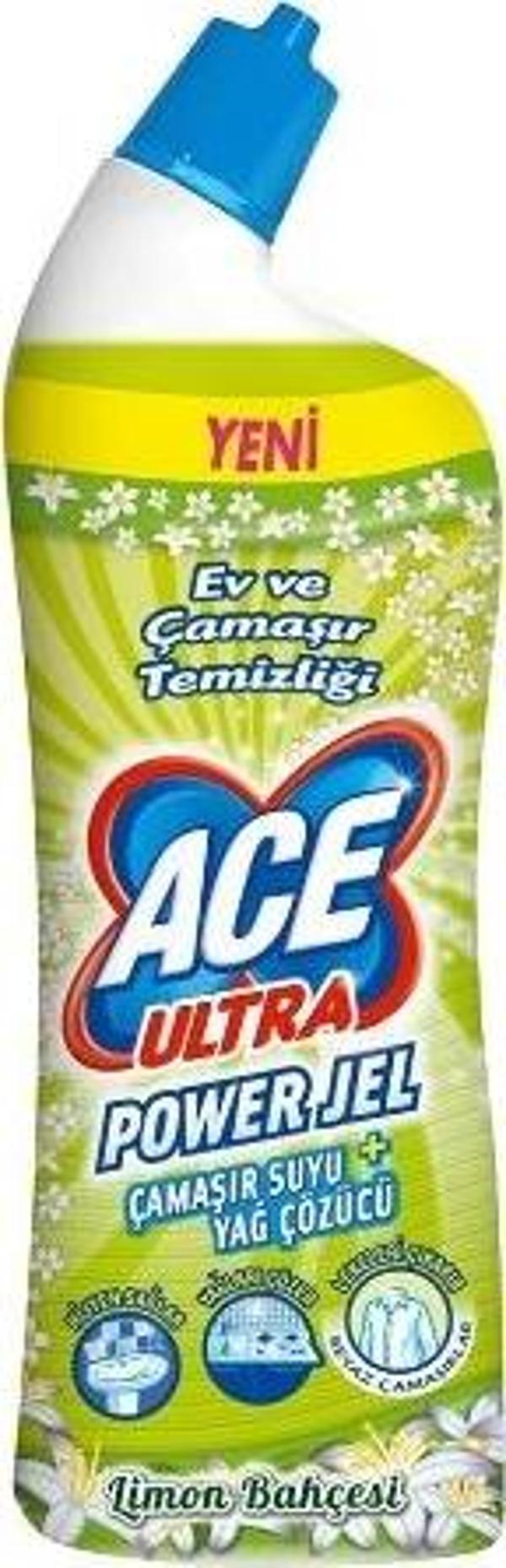 ACE Ultra Power Jel 750 ml. Çamaşır Suyu Limon Kokulu - Image 1