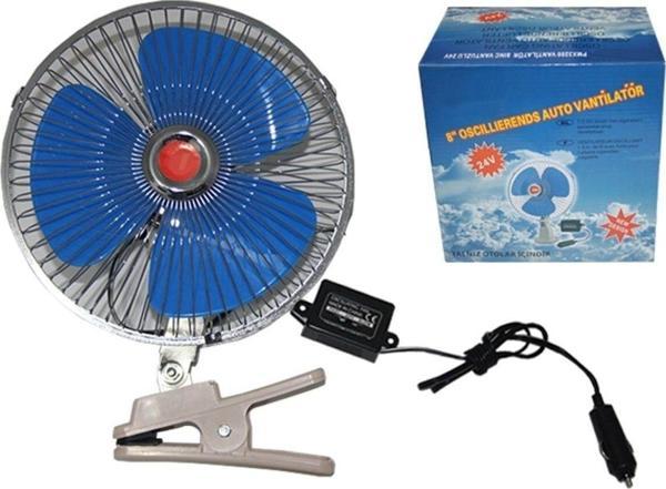 Araç Içi Vantilatör Oto Pervane 12 Volt Uyumlu Mandallı Çakmaklık Girişli - Image 1