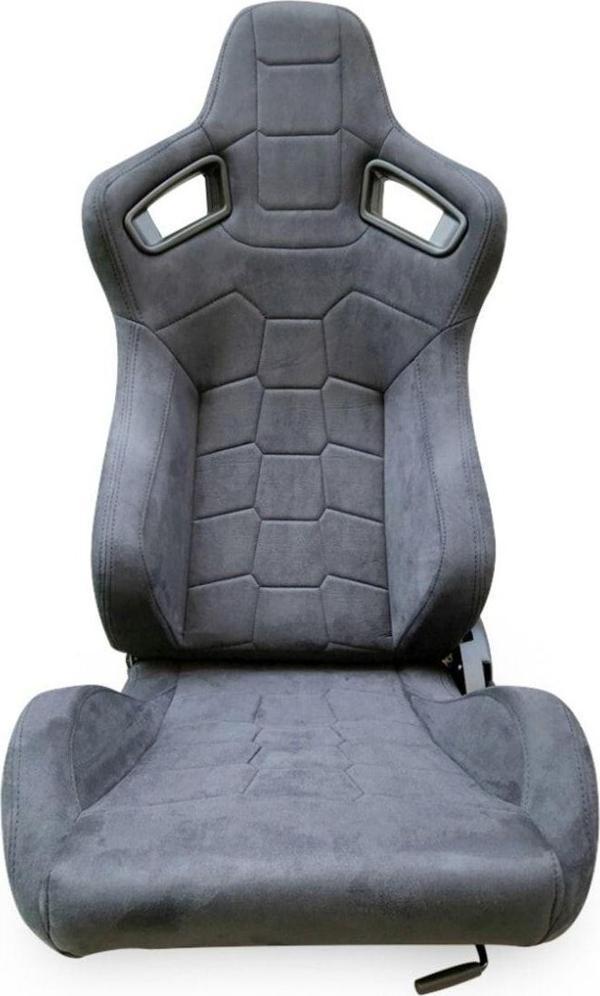 Spor Koltuk Recaro Model Alcantara Gri 1 Takım 2 Adet - Image 1