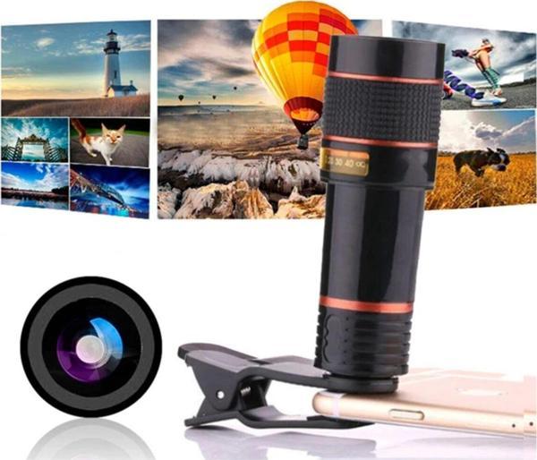 Telefon Kamera Lensi 12x Yakınlaştırıcı Telefon Merceği Dürbün - Image 1