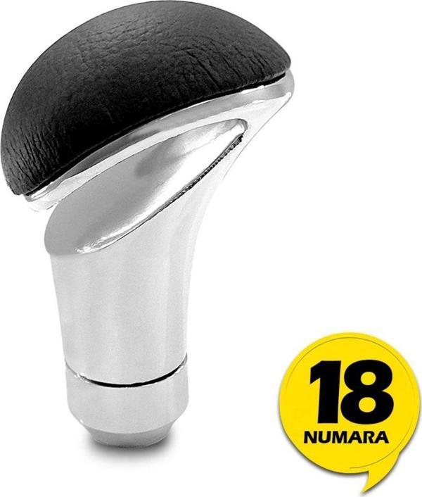 Vites Topuzu Universal Her Araca Uyumlu Spor Metal Vites Topuzu No:18 - Image 1