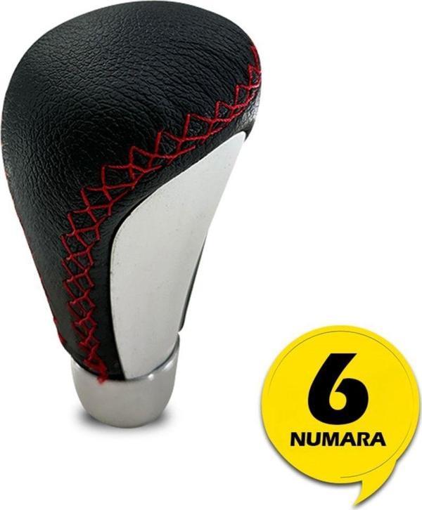 Vites Topuzu Universal Her Araca Uyumlu Spor Metal Vites Topuzu No:6 - Image 1