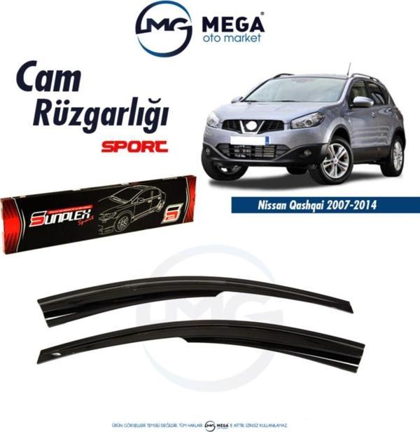 Nissan Qashqai 2007-2014 Cam Rüzgarlık Mugen Tip - Image 1