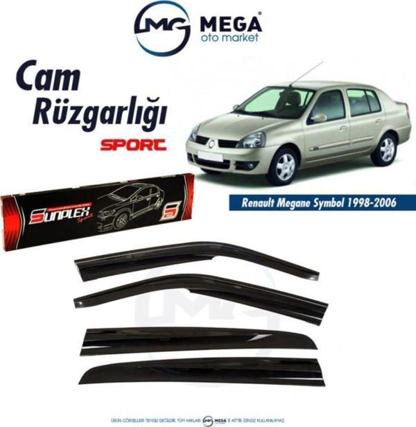 Renault Cli?o Symbol 1998-2006 Cam Rüzgarlık Mugen Ti?p - Image 1