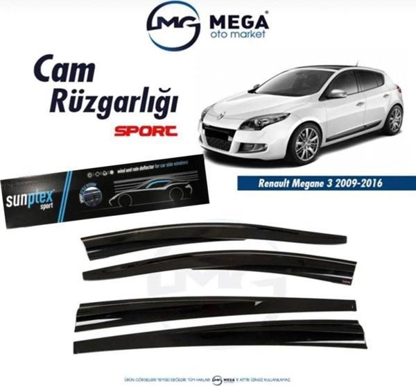 Renault Megane 3 2009-2016 Cam Rüzgarlık Mugen Ti?p - Image 1