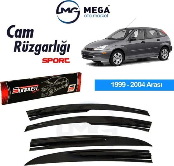 Ford Focus 1 1999 - 2004 Arası Mugen Tip Cam Rüzgarlık Sunplex - Image 1