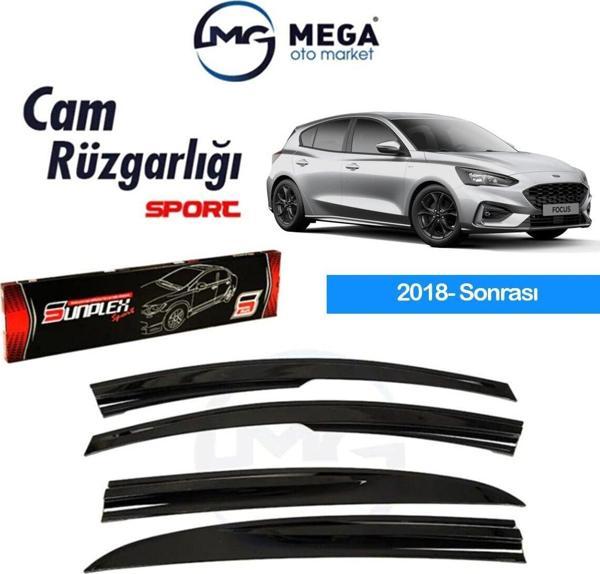 Ford Focus 5 2018- Sonrası Mugen Tip Cam Rüzgarlık Sunplex - Image 1