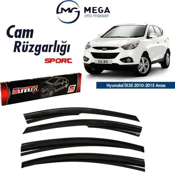 Hyundai Ix35 2010-2015 Arası Mugen Tip Cam Rüzgarlık Sunplex - Image 1