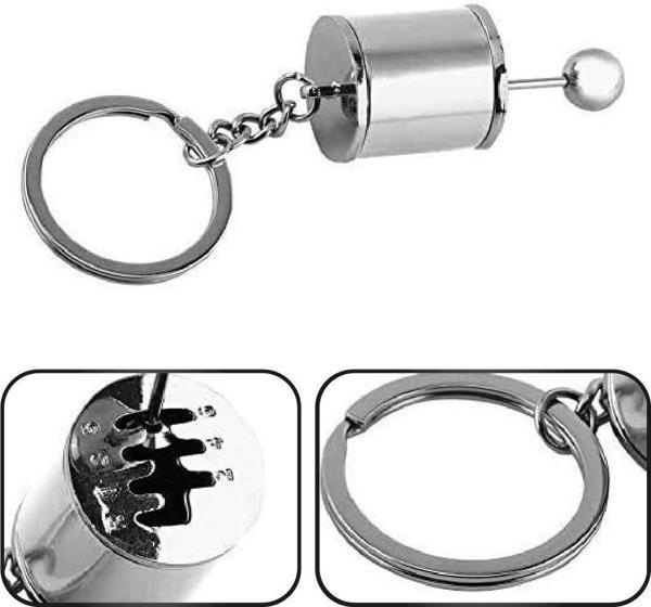 Oto Araba Anahtarlık Vites Metal Krom - Image 1