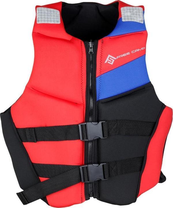 FreeCamp Seashell Vest Can Yeleği-KIRMIZI-SİYAH - Image 1