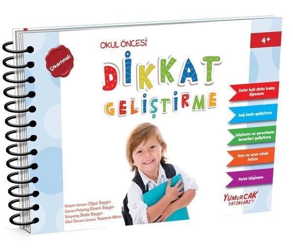 Dikkat Geliştirme 4 Yaş Kitabı - Yumurcak Yayınları - Image 1