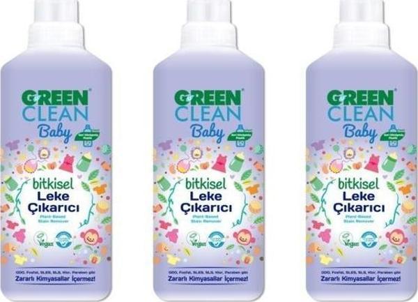Green Clean Baby Bitkisel Leke Çıkarıcı 1000 ml x3 Adet - Image 1