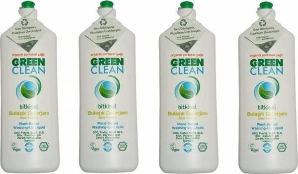 U Green Clean Bitkisel Bulaşık Deterjanı 730 ml 4'lü Set  - Image 1