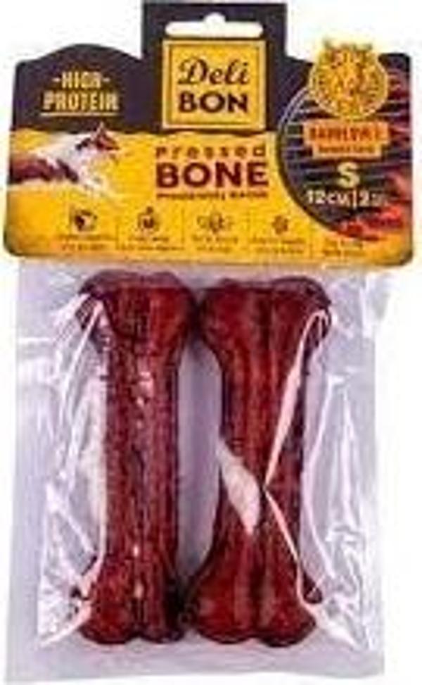 DELİBON DERİ PRES KEMİK 12CM S BOY 2Lİ PAKET BARBEKÜ 12CMX2AD. - Image 1