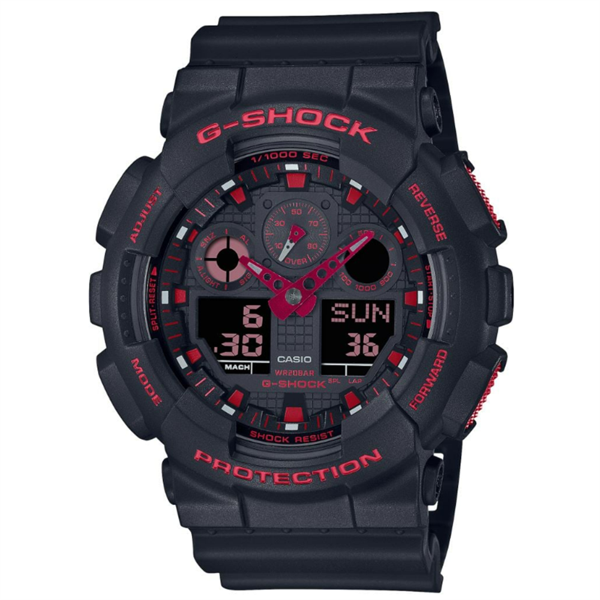 Casio G-SHOCK GA-100BNR-1ADR Kol Saati - Image 1
