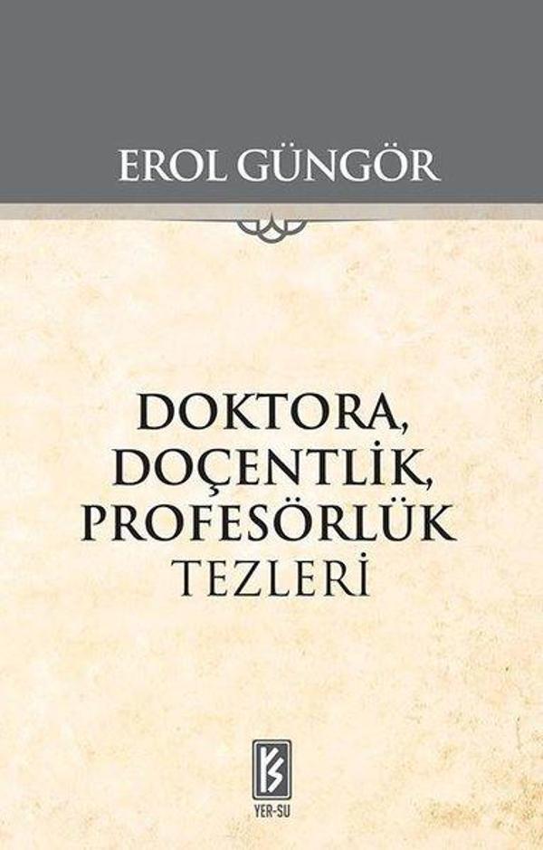Doktora Doçentlik Profesörlük Tezleri - Yer-Su - Image 1