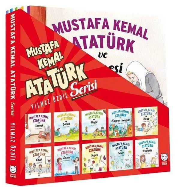 Mustafa Kemal Atatürk Serisi-10 Kitap Takım - Kırmızı Kedi Yayınevi - Image 1