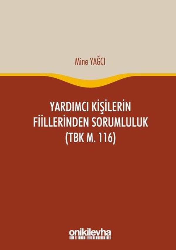 Yardımcı Kişilerin Fiillerinden Sorumluluk - On İki Levha Yayıncılık - Image 1