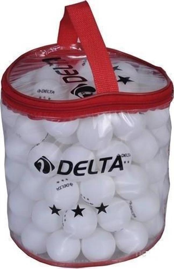 Delta 100 Adet Çantalı Masa Tenisi Pinpon Topu - Image 1