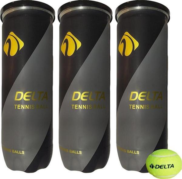 Delta Profesyonel Seviye Özel Vakumlu Tüpte 9 Adet Dura-Strong Tenis Maç Topu - Image 1