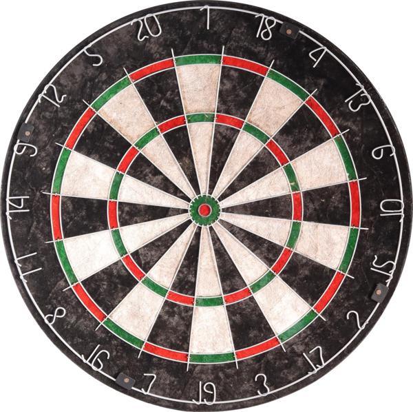 Delta Sisal Dart Seti 45 Cm (18 İnç) Büyük Boy + 6 Dart Oku (18 Gr) Hedef Tahtası - Image 1