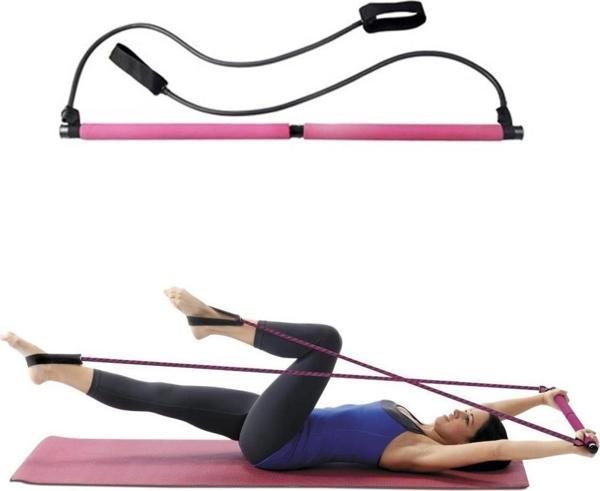 Delta Squat Pilates Jimnastik Egzersiz Çubuğu Portable Studio Squat Barı - Image 1