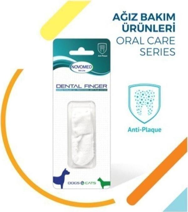 Novomed Dental Finger Köpek Ve Kediler Için Diş Temizleyici - Image 1