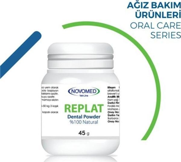 Novomed -Replat Kedi Ve Köpek Ağız Kokusu Engelleyici Ağız Ve Diş Tartar Önleyici - 45 Gr - Image 1