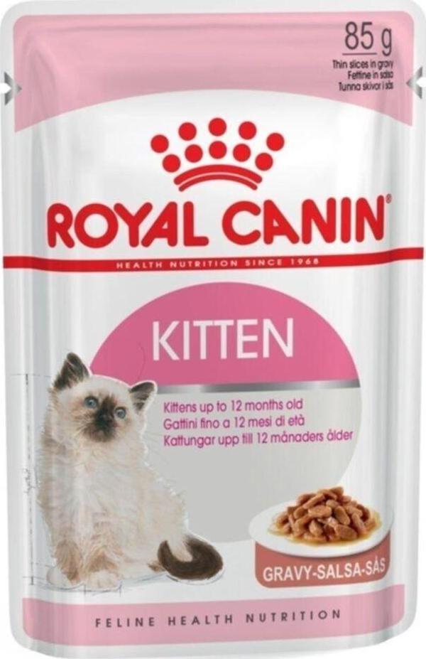 Royal Canin Kitten Gravy Pouch 85 Gr X 6 Adet - Image 1